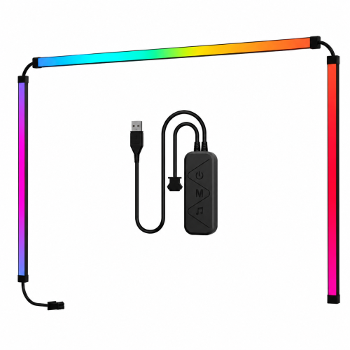 Zestaw LED RGB Ambilight na Monitor PC Windows Ambient Sync Synchronizacja z Ekranem 3-Stronny