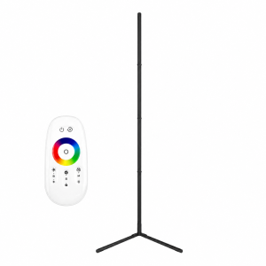 Minimalistyczna Lampa Narożna LED RGB Stojąca Podstawa L + Pilot Dotykowy Touch