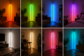 Minimalistyczna Lampa Narożna LED RGB Stojąca Podstawa L + Pilot Dotykowy Touch
