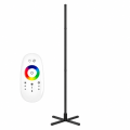 Minimalistyczna Lampa Narożna LED RGB Stojąca Podstawa X + Pilot Dotykowy Touch