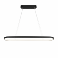 Nowoczesna Lampa Wisząca LED Owalna Slim Minimalistyczna Nad Stół i Wyspę