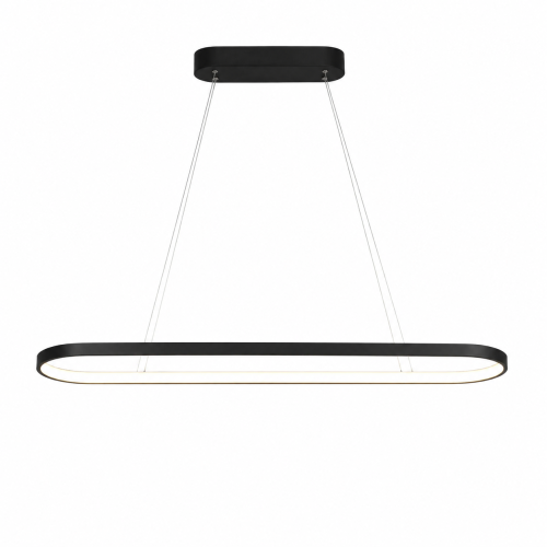 Nowoczesna Lampa Wisząca LED Owalna Slim Minimalistyczna Nad Stół i Wyspę