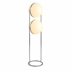Nowoczesna Lampa Podłogowa LED Garrault Delord Kula SATURN DUO 120 CM