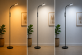 Lampa podłogowa LUMINA PRO LED z pilotem i regulacją światła