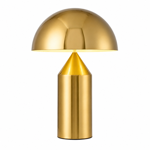 Designerska złota lampa stołowa AURELIA GOLD Styl Modern Glamour