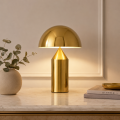 Designerska złota lampa stołowa AURELIA GOLD Styl Modern Glamour