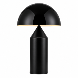 Designerska złota lampa stołowa AURELIA BLACK Styl Modern Glamour