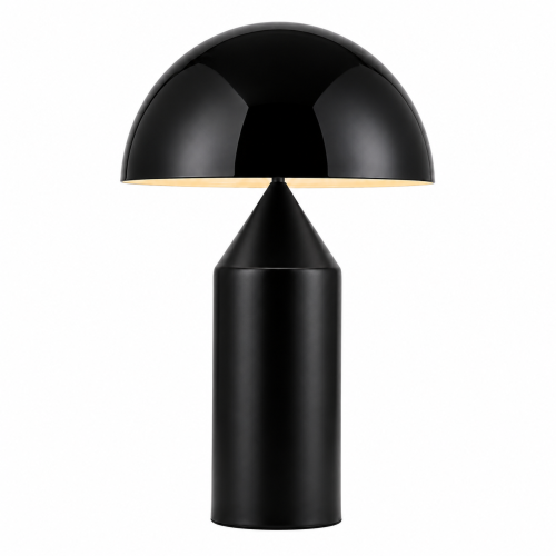 Designerska złota lampa stołowa AURELIA BLACK Styl Modern Glamour