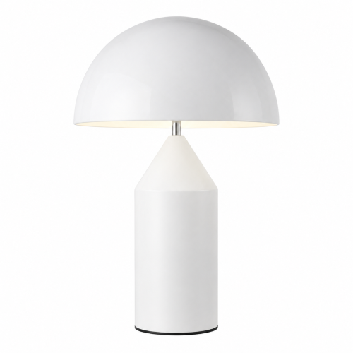 Designerska złota lampa stołowa AURELIA WHITE Styl Modern Glamour