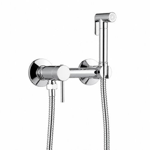 Zestaw higieniczny WC z baterią bidetową Premium VELARO CHROME