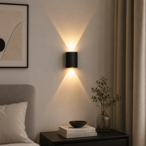 Kinkiet Ścienny wewnętrzny VELORA LED Wodoodporny 2W Czarny