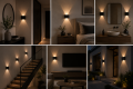 Kinkiet Ścienny wewnętrzny VELORA LED Wodoodporny 4W Czarny
