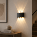 Kinkiet Ścienny wewnętrzny VELORA LED Wodoodporny 6W Czarny