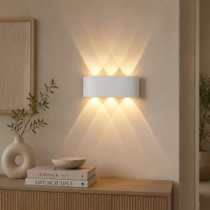 Kinkiet Ścienny wewnętrzny VELORA LED Wodoodporny 8W Biały