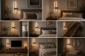 Kinkiet LED Premium 50 cm z Lampką Reading Light VELORA LEFT