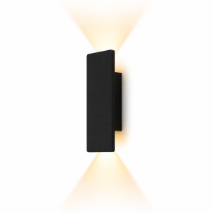 Kinkiet Elewacyjny LED Czarny Wodoodporna IP65 Lampa Zewnętrzna