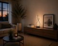 Lampka Nocna LED Nieskończoność Infinity Modern Design Do Salonu i Sypialni