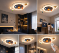 Lampa Sufitowa LED Kosmos Układ Słoneczny Plafon Dziecięcy + Pilot