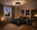 Lampa Sufitowa LED Kosmos Układ Słoneczny Plafon Dziecięcy + Pilot