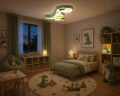 Plafon Lampa Sufitowa LED Dinozaur Oświetlenie do Pokoju Dziecięcego