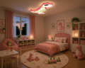 Plafon Lampa Sufitowa LED Dinozaur Oświetlenie do Pokoju Dziecięcego