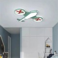 Plafon Lampa Sufitowa LED Helikopter Dron Samolot do Pokoju Dziecięcego Zielony