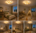 Plafon Lampa Sufitowa LED Żyrafa do Pokoju Dziecięcego 50cm 32W