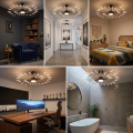 Lampa Sufitowa LED Plafon Dmuchawiec Spider 30 Ramion Czarna 128cm STARRY NIGHT