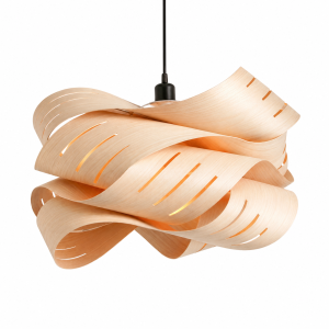 Lampa Wisząca Drewniana BOHO Loft E27 Regulowana 60 cm Designerski Żyrandol do Salonu Jadalni Sypialni