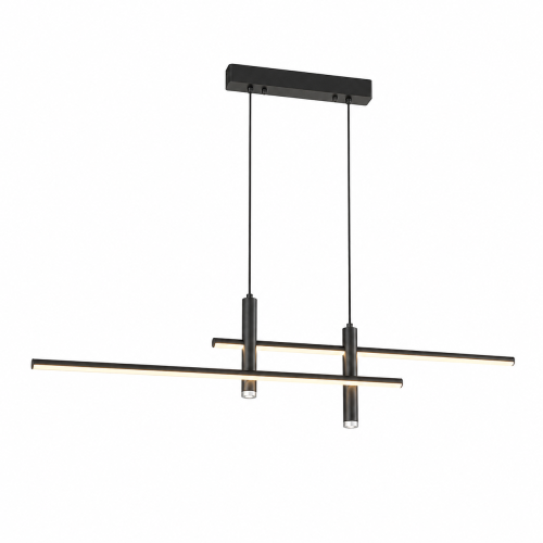 Lampa Wisząca LED Liniowa Czarna Nad Stół Modern Minimalist 100 cm LINEAR ART