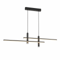 Lampa Wisząca LED Liniowa Czarna Nad Stół Modern Minimalist 150 cm LINEAR ART
