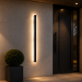 Kinkiety Ścienne Elewacyjne LED Czarny Slim Modern SLIM LINE 55 - 145 cm