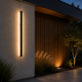 Kinkiety Ścienne Elewacyjne LED Czarny Slim Modern SLIM LINE 55 - 145 cm