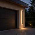 Kinkiety Ścienne Elewacyjne LED Czarny Slim Modern SLIM LINE 55 - 145 cm