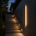 Kinkiety Ścienne Elewacyjne LED Czarny Slim Modern SLIM LINE 55 - 145 cm
