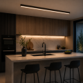 Lampa Sufitowa LED Liniowa Czarna Natynkowa Kinkiet Slim Modern LINEAR CEILING 60 - 200 cm