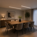 Lampa Sufitowa LED Liniowa Biała Natynkowa Kinkiet Slim Modern LINEAR CEILING 60 - 200 cm