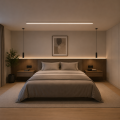Lampa Sufitowa LED Liniowa Biała Natynkowa Kinkiet Slim Modern LINEAR CEILING 60 - 200 cm