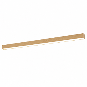 Lampa Sufitowa LED Kinkiet Liniowa Drewniana Orzech Natynkowa Japandi LINEAR CEILING 60 - 200 cm