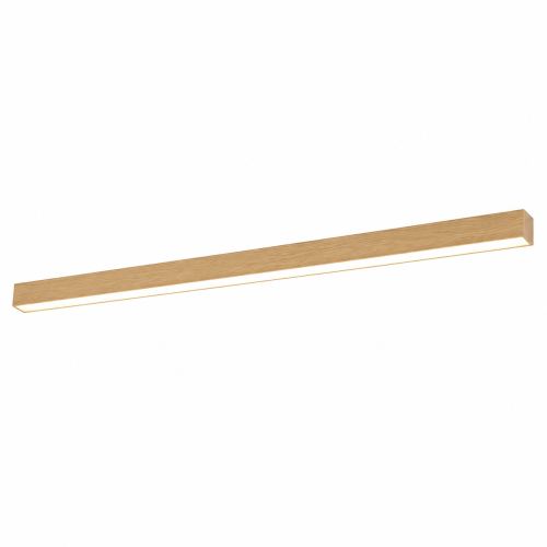 Lampa Sufitowa LED Kinkiet Liniowa Drewniana Orzech Natynkowa Japandi LINEAR CEILING 60 - 200 cm