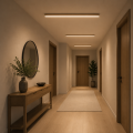Lampa Sufitowa LED Kinkiet Liniowa Drewniana Orzech Natynkowa Japandi LINEAR CEILING 60 - 200 cm